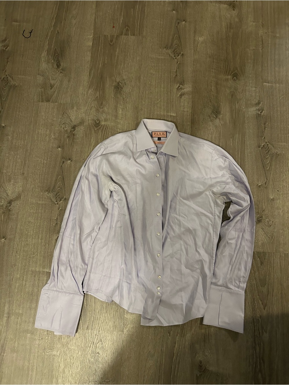Thomas Pink Light Blue Men's Dress Shirt - Classic Collar 16.5 neck